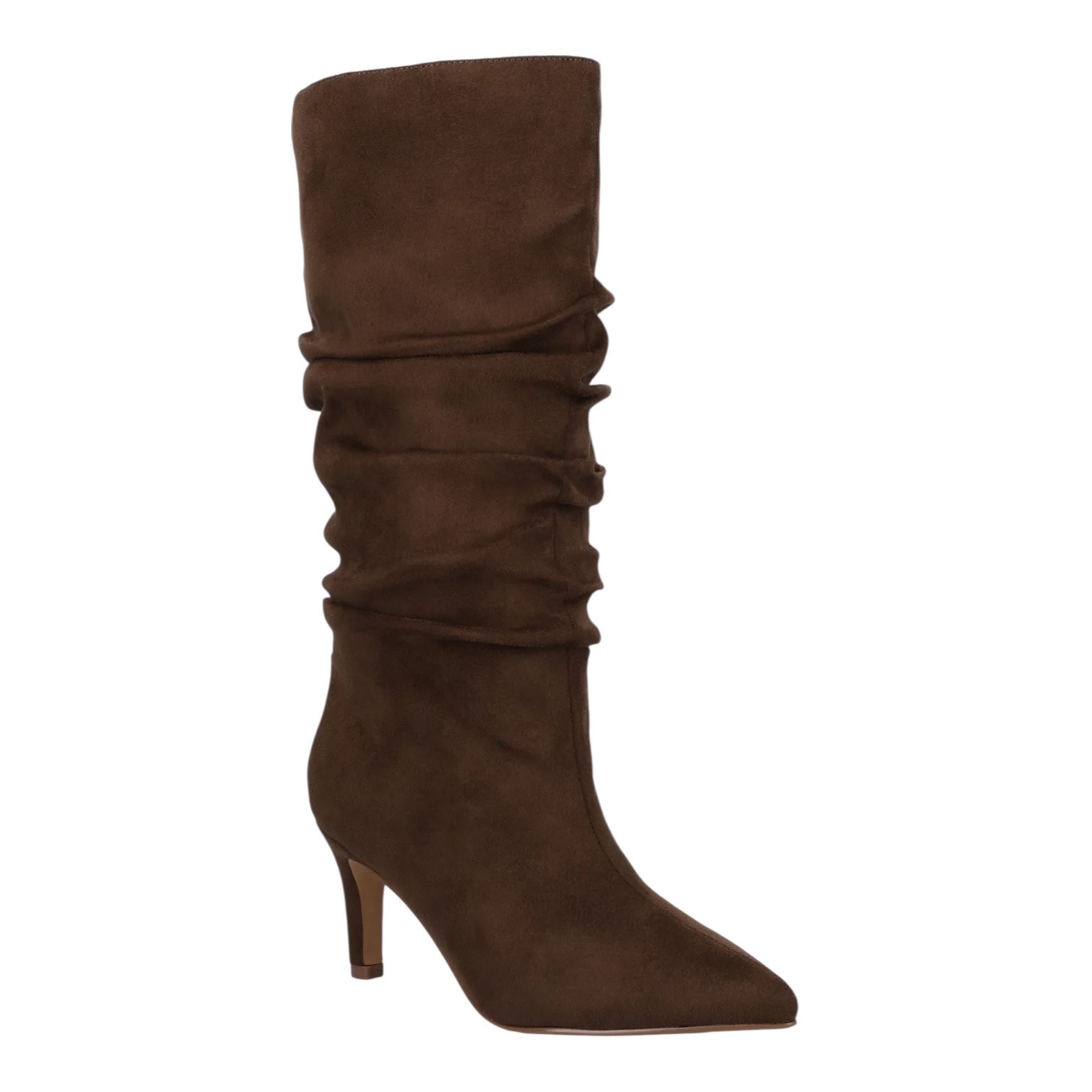 Journee Collection Women's Sonnet Slouchy Dress Boots Brown Size 7 1/2 Xw